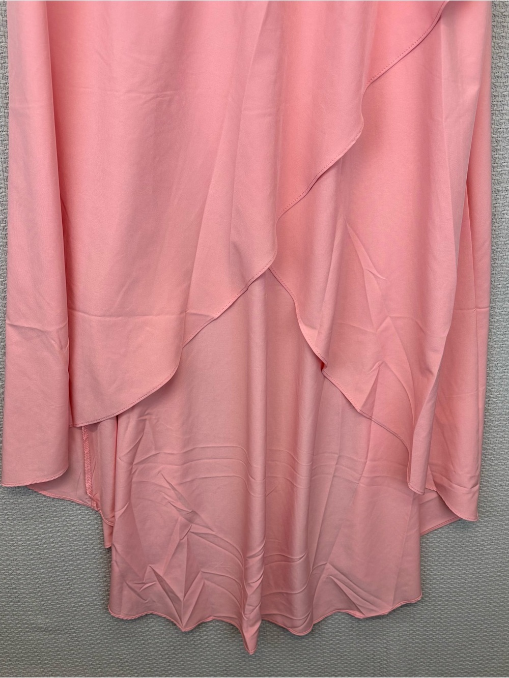 NWT Halara Breezeful High Low 2-Piece Flowy Midi Casual Dress Pink Large Boho - Picture 4 of 16